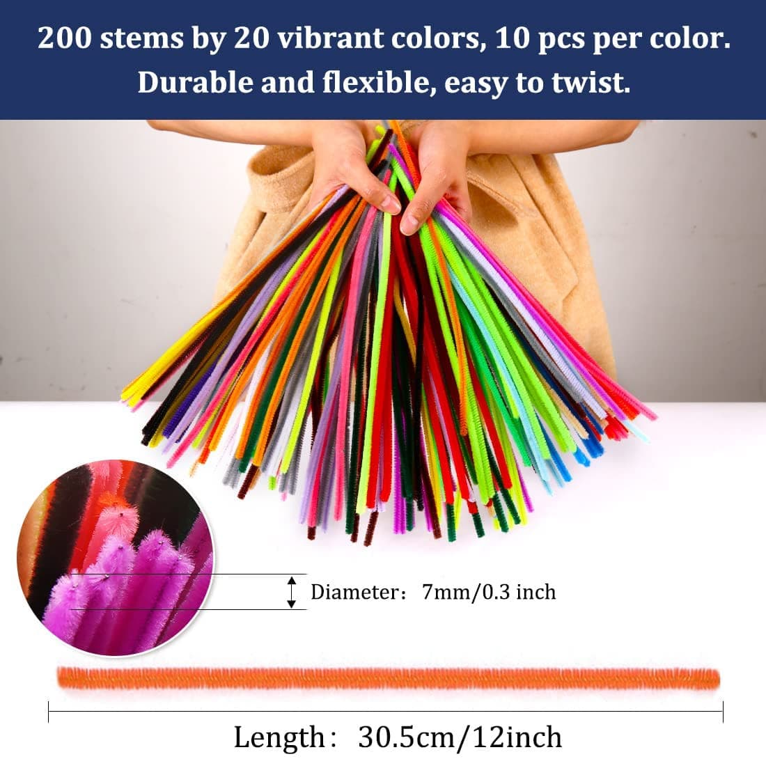 Pipe Cleaners, Pipe Cleaners Craft, Arts and Crafts, Crafts, Craft Supplies, Art 3