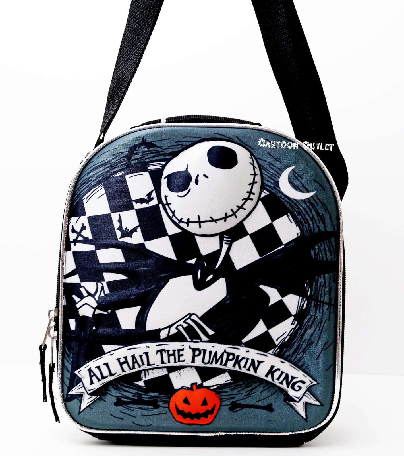 Disney Jack Skellington Lunch Bag Lunch Box Nightmare Before Christmas Insulated 5