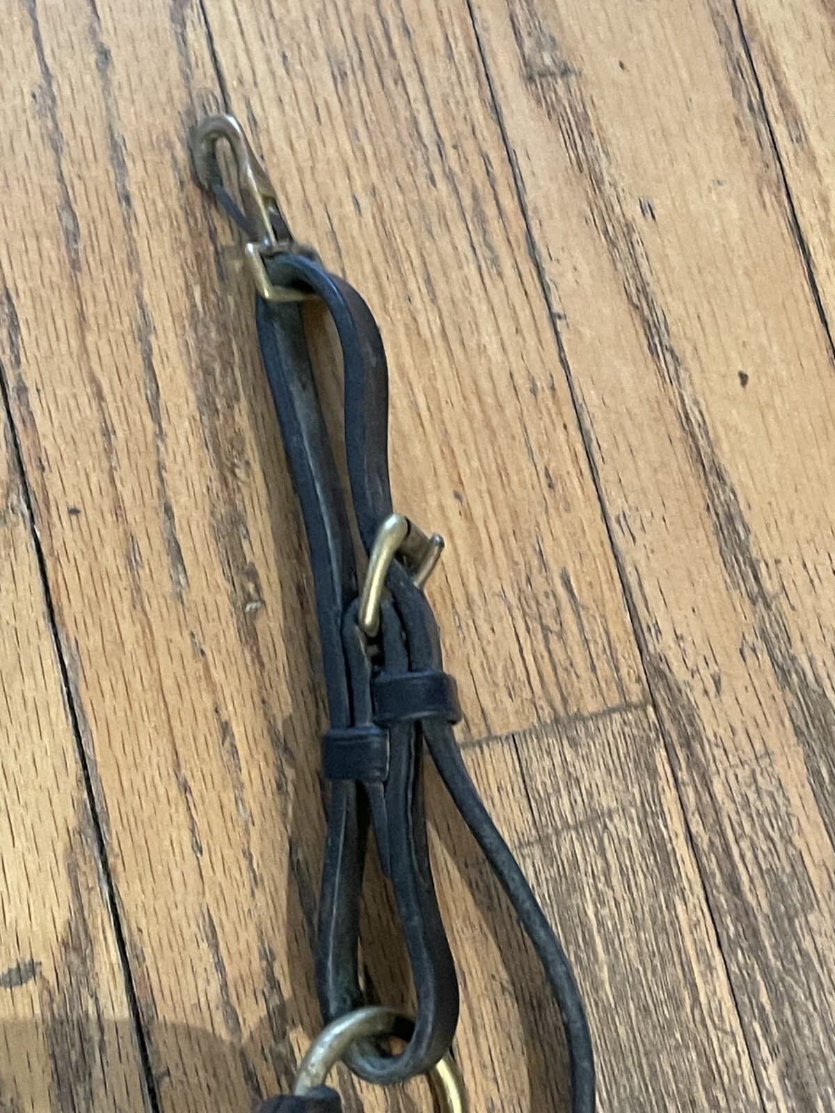 Nunn Finer Hunting Breastplate, Brown, Brass Hardware, Horse (Used) 6