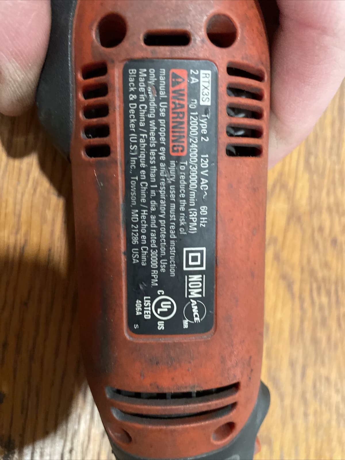 Sharpie Hand-Held Tungsten Grinder Power By Arc-Zone,Type 2. Missing Head 4