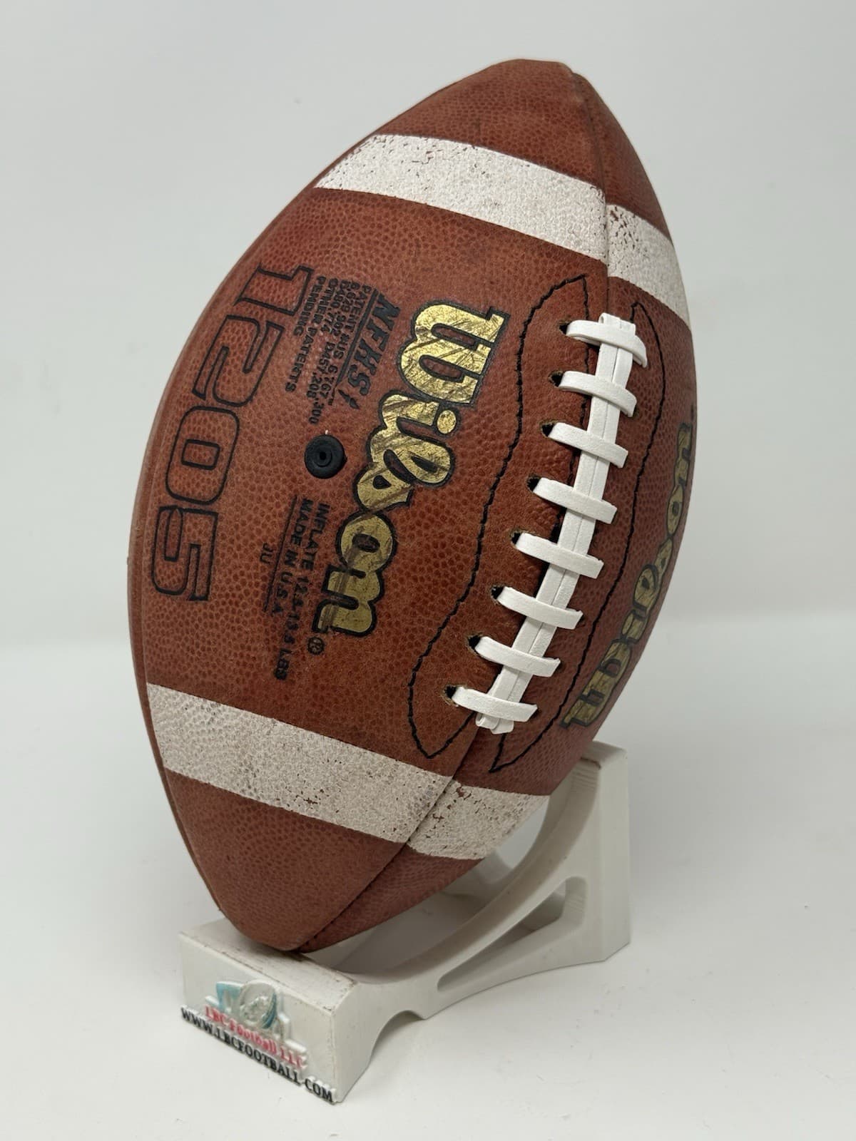 Rare Vintage Texas Longhorns Game Issued Wilson TDS 1205 NCAA Football 5