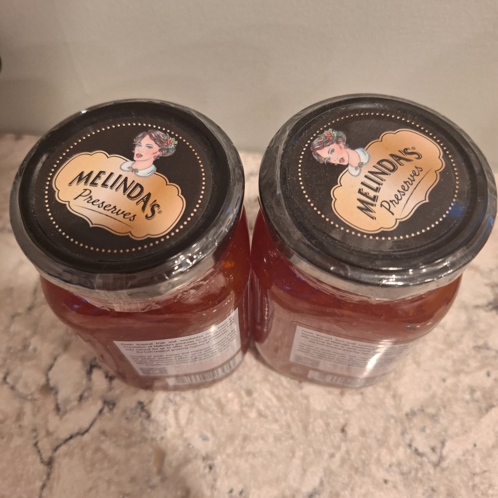 2 x Melinda's Whole Fruit Preserves MANGO HABANERO PEPPER Jelly Jam 10/2026 NEW  4
