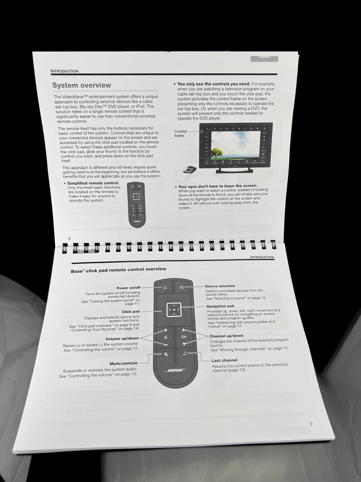 Bose VideoWave Entertainment System Owners Manual User Guide Instructions 2