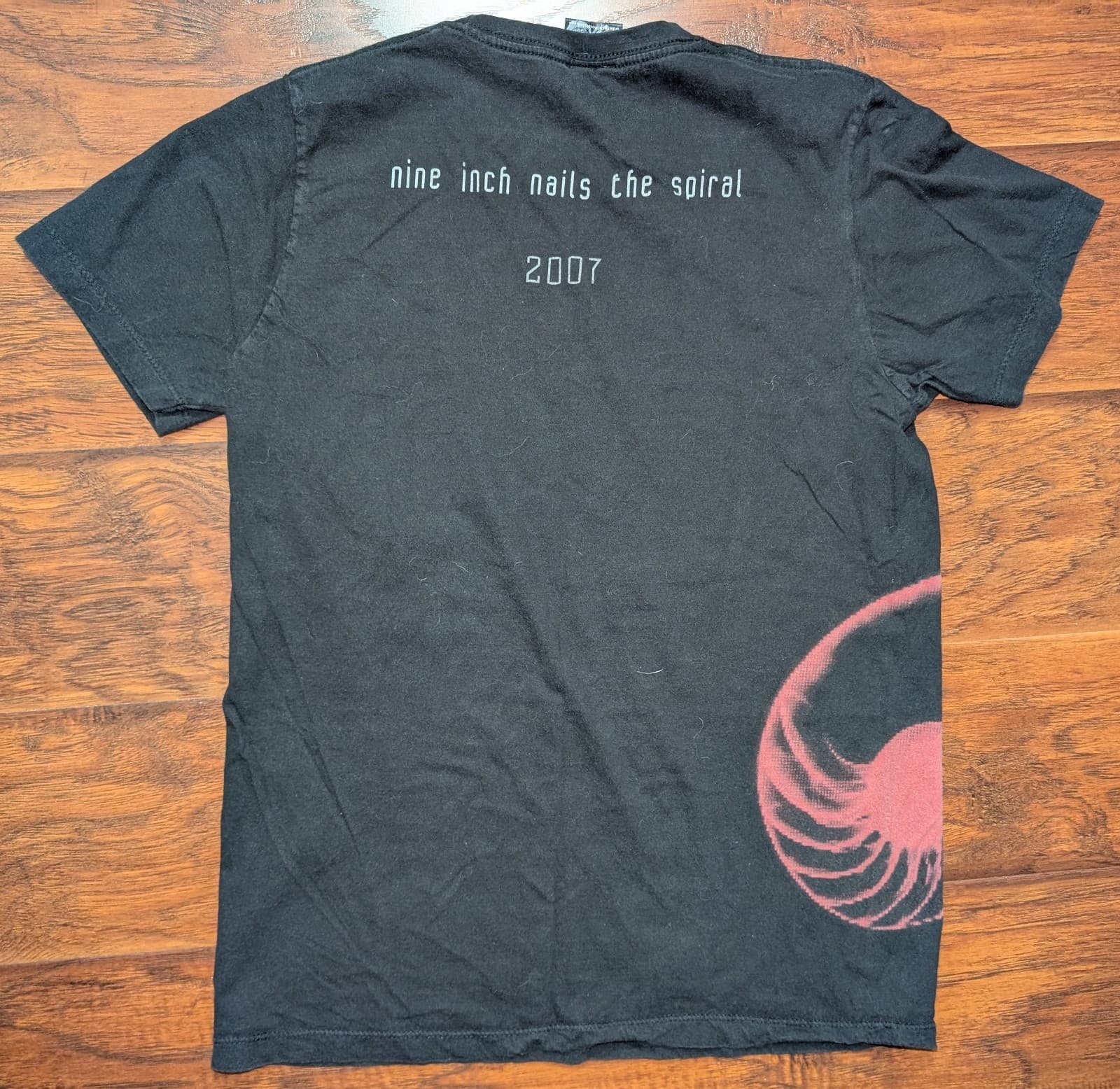 Nine Inch Nails The Spiral Fan Club Shirt Medium 18" x 23" Vintage Original 1st 4