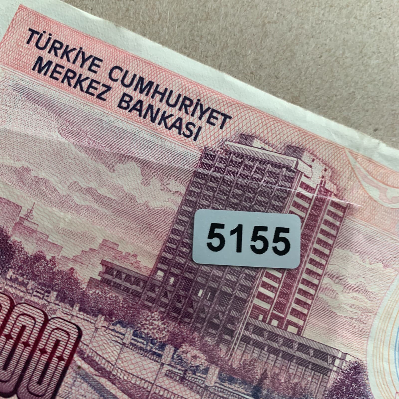 Turkey 20000 Lira Banknote Turkish Currency Mustafa Kemal Ataturk Memorabilia 3