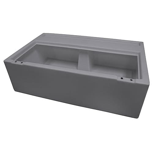  36-Inch Pontoon Bench Seat Base Grey 2