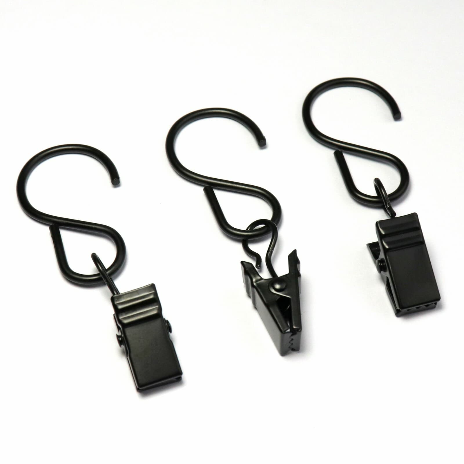 25 pcs Curtain Clips w/ Hook for Curtain, Photos, Home Decoration, Party Lights 6