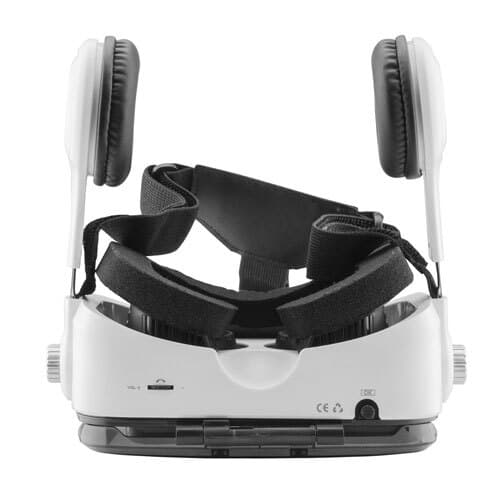 3D Virtual Reality Headset VR Glasses+ Headphones For Smartphone Android iPhone 4