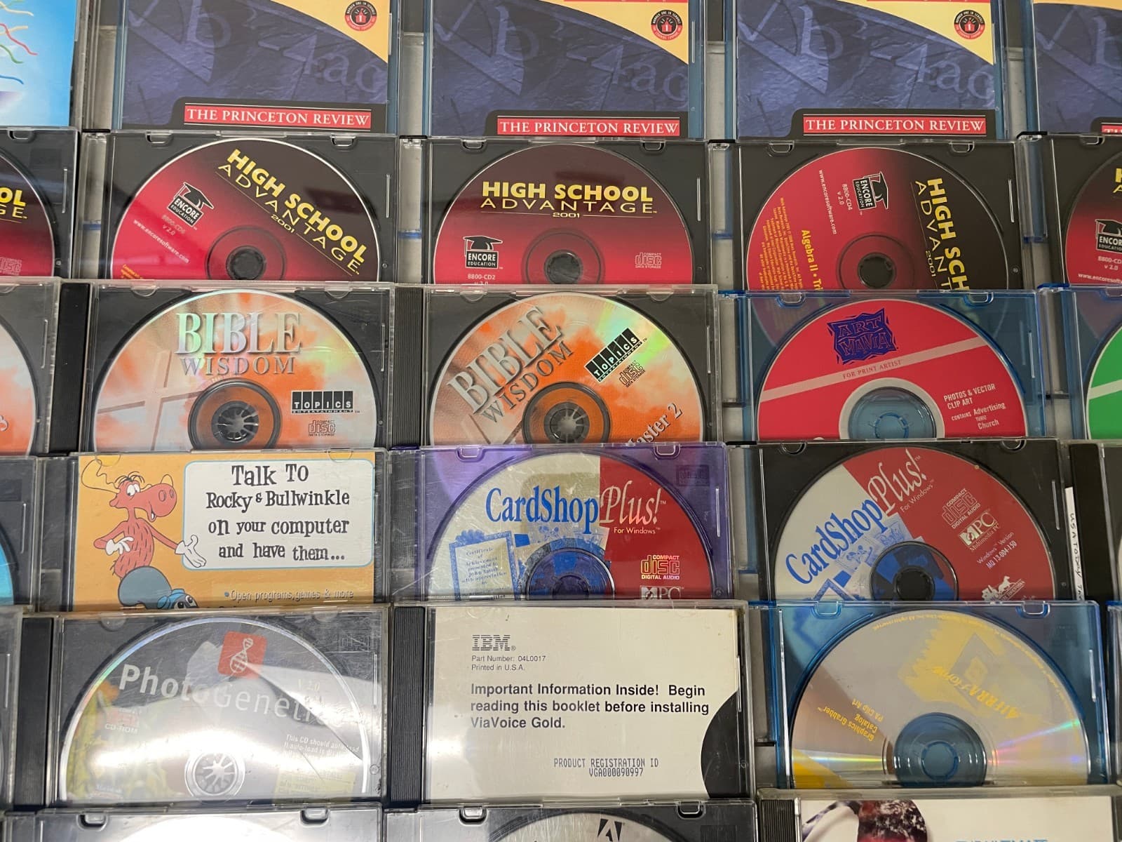 Vintage Lot of Mixed CDs-ROM Games andSoftkey 1995 Windows & Macintosh #1 6