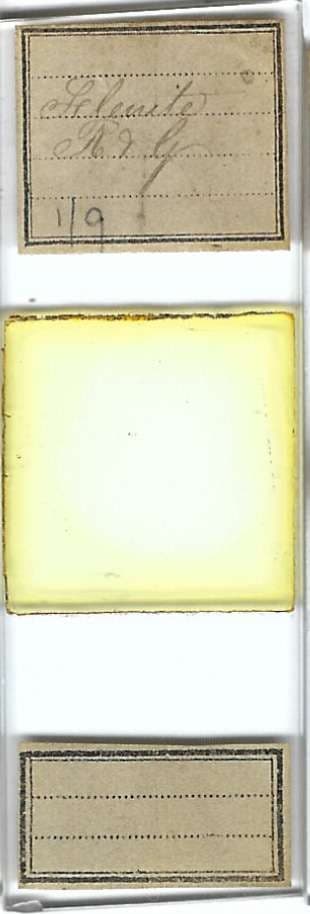 Selenite Microscope Slide for Polariscope