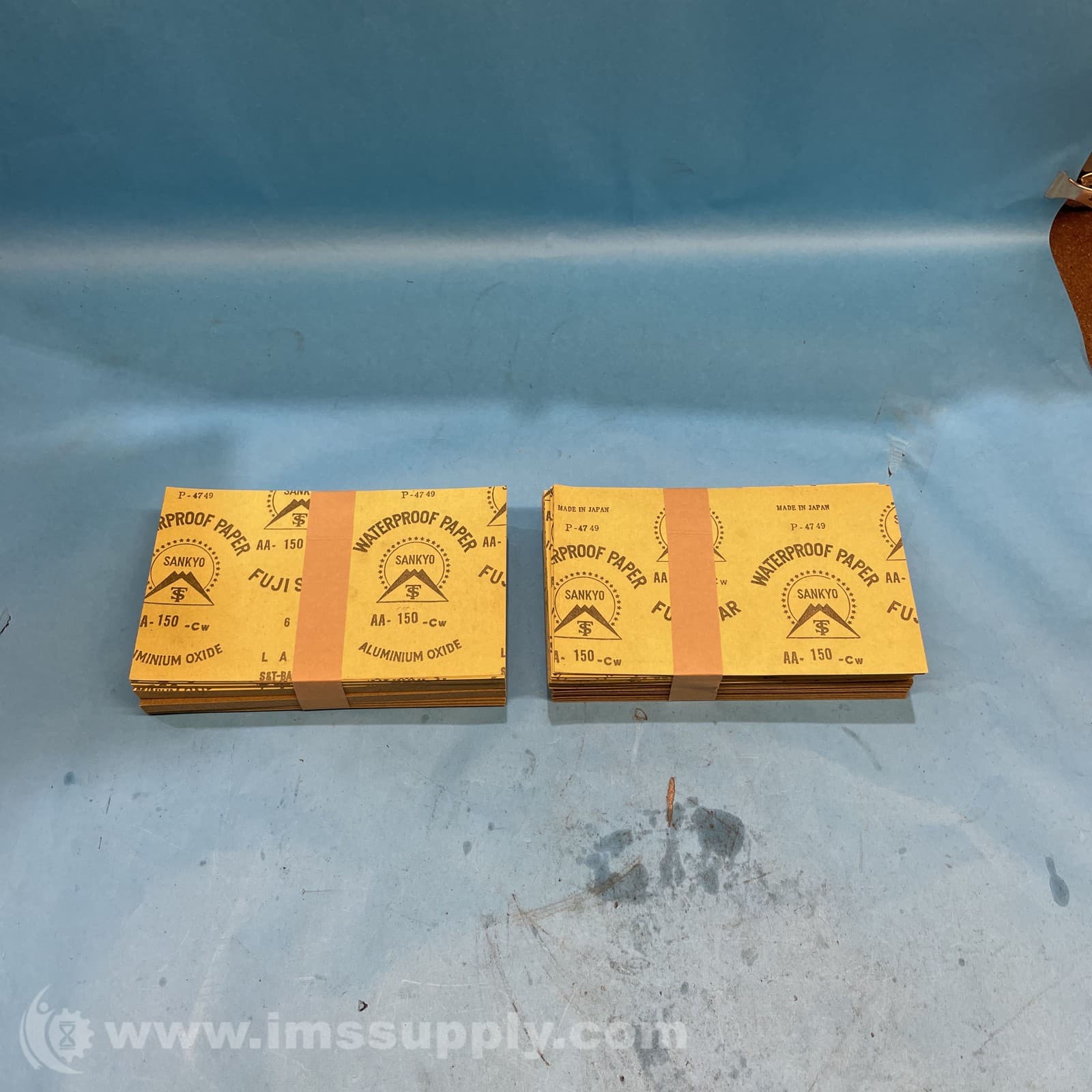 Sankyo Rikagaku LACS 150 1/2 Box of 100 Waterproof Abrasive Paper FNOB 3