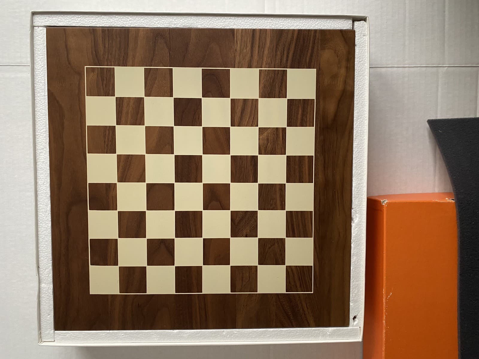 Drueke Game Box Chess Set Wood Board Checkers Dominoes with Original Box 3