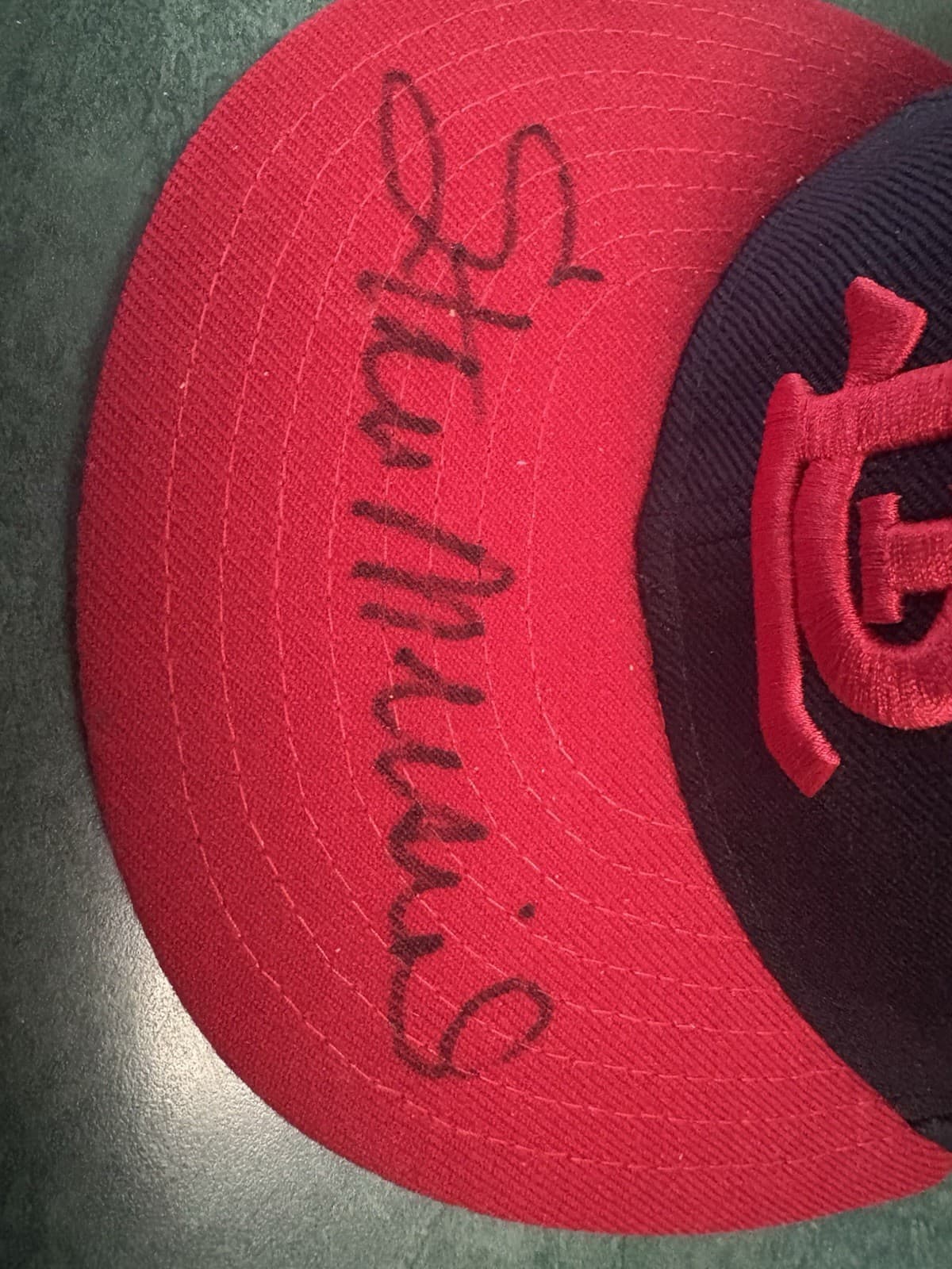 Stan Musial Signed Autographed St.Louis Cardinal’s Cap Stan The Man COA HOF 2