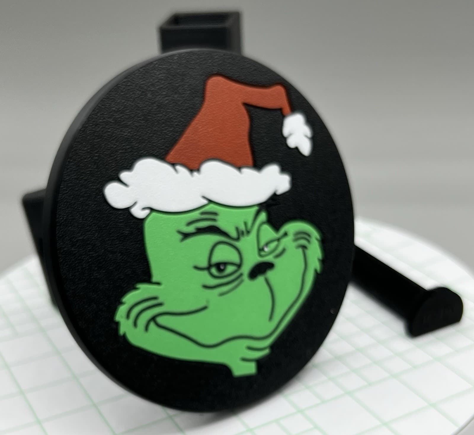 Christmas Grinch 2" Hitch Receiver Cover/Insert ABS W/UV Protection 2