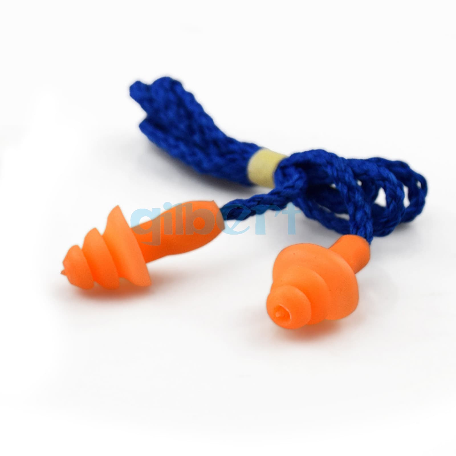 10 Sets Corded Silicone Ear Plugs Noise Reduction 30db Hearing Protection