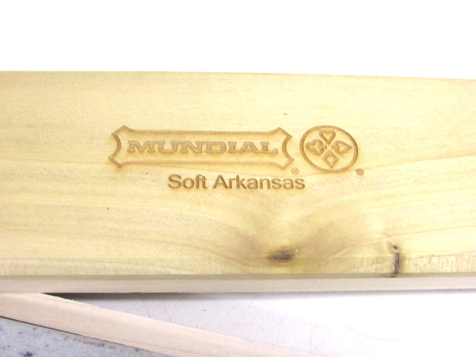 NEW! MUNDIAL SOFT (MEDIUM) ARKANSAS 8" x 2" x 1/2" SHARPENING STONE 30468 3