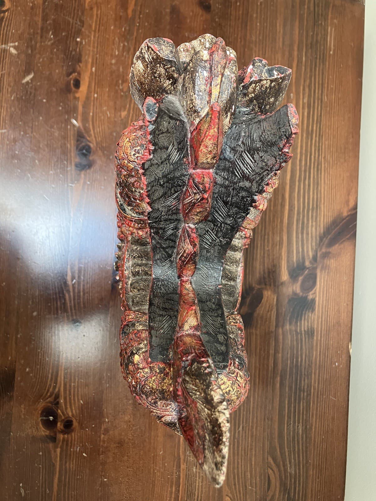 Balinese Barong Wooden Sculpture Statue Bali Indonesia 11” Pls Read 5