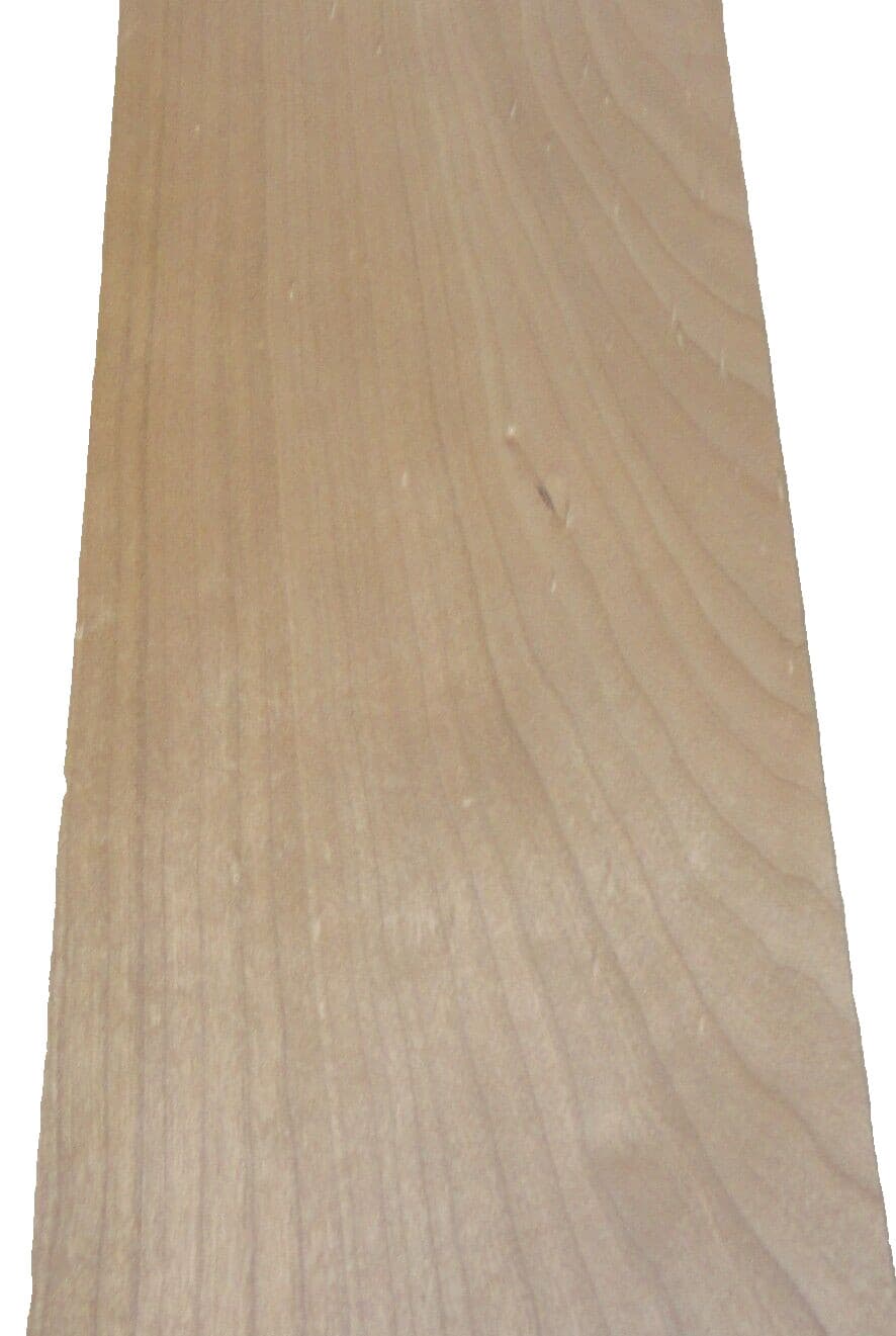 Cherry 1MM thick wood edgebanding roll 7/8" x 120" no adhesive .040" thickness 3