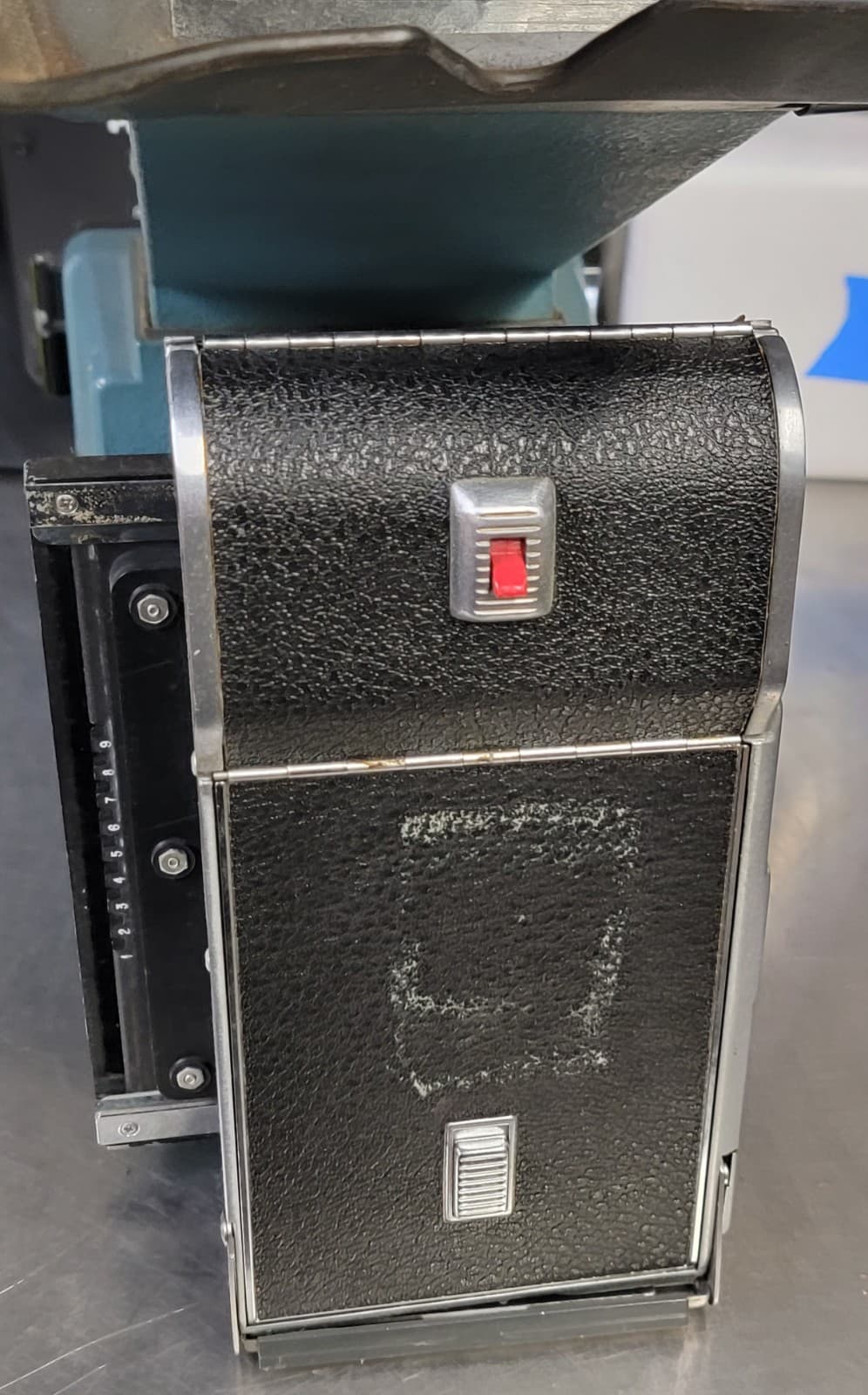 Tektronix C-12 500 Series Oscilloscope Polaroid Camera W Mount Film Model 100 3