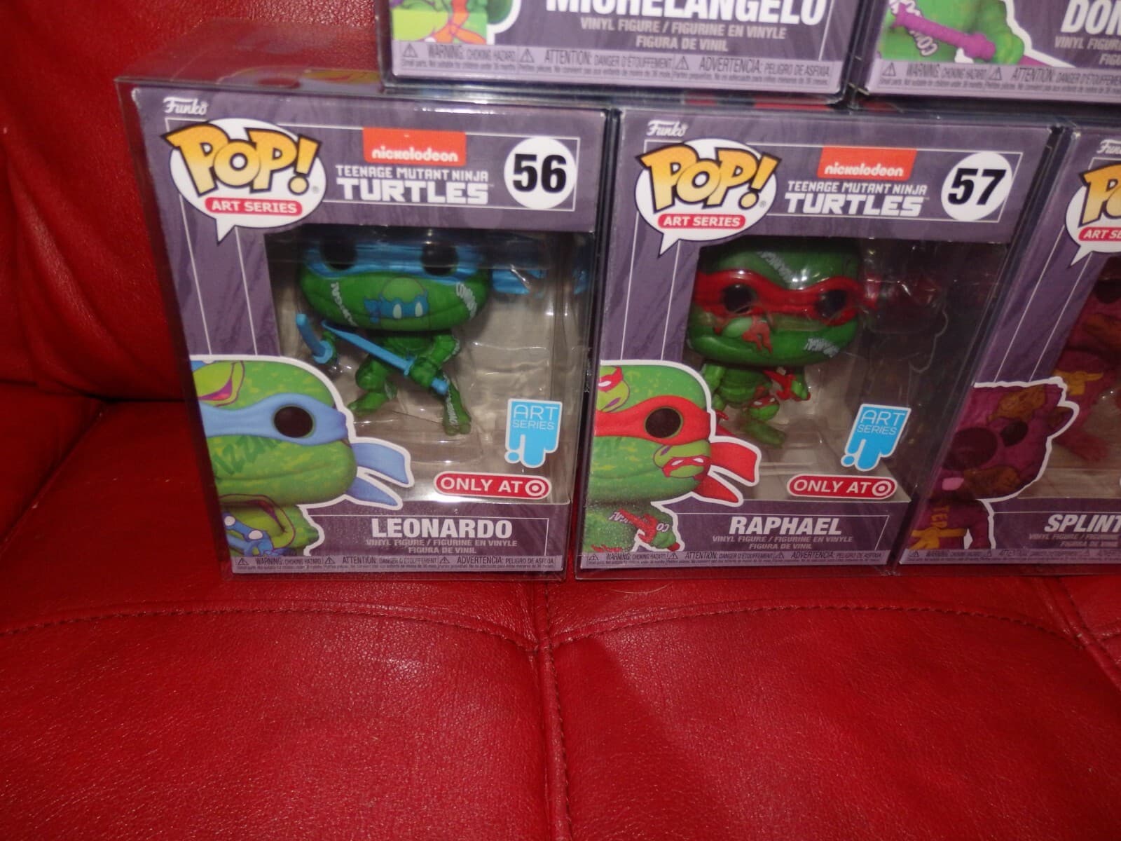 Teenage Mutant Ninja Turtles Funko Pop Art Series Complete Set of 5 TMNT 4