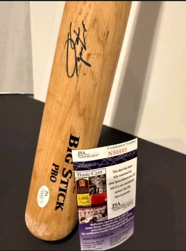 Mookie Betts Signed Game Used Broken Bat Rawlings Big Stick Pro JSA Certified 2
