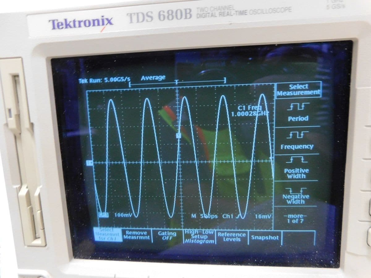 TEKTRONIX TDS680B DIGITAL REAL TIME OSCILLOSCOPE 2CH+2AUX, 1GHZ, 5GS/S,OP.13 1F  4