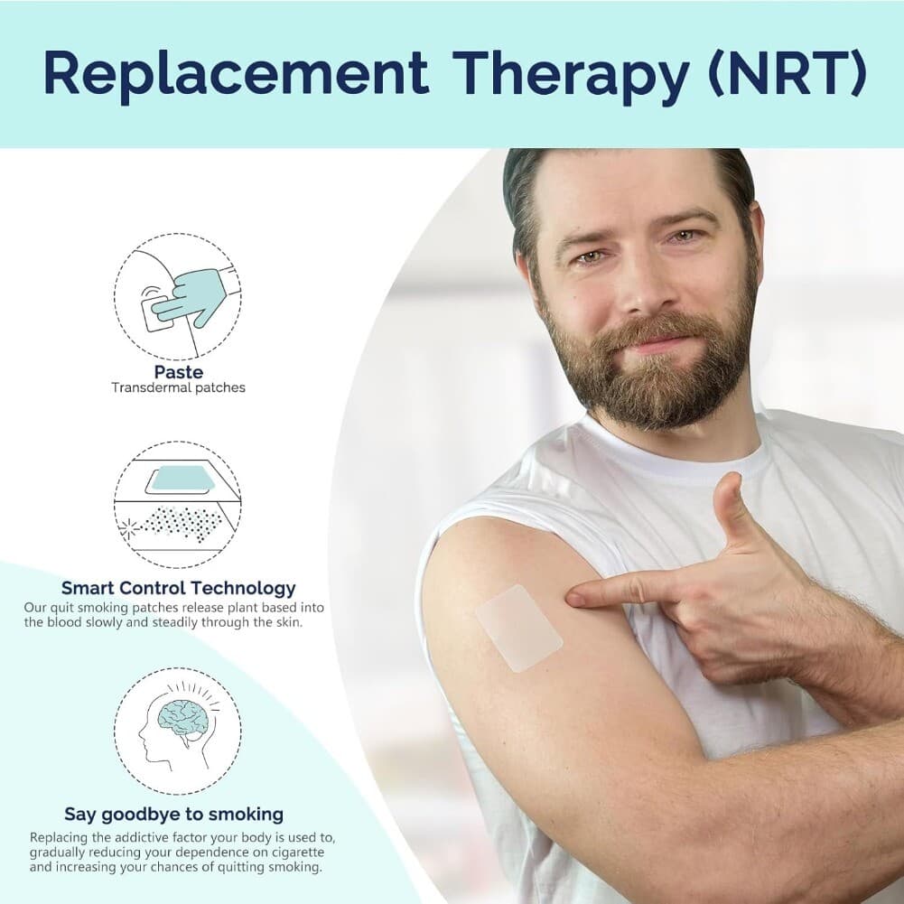Quit Smoking Nicotine Patches, 30 Patches, 21mg Step 1 Stop Smoking Aids Patches 3