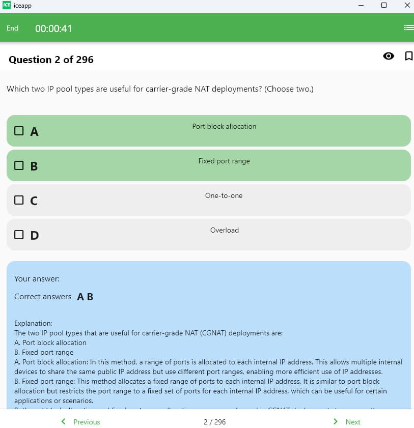 Fortinet FCP FGT AD FortiOS 7.6: FCP AD FGT-7.6 Exam 6
