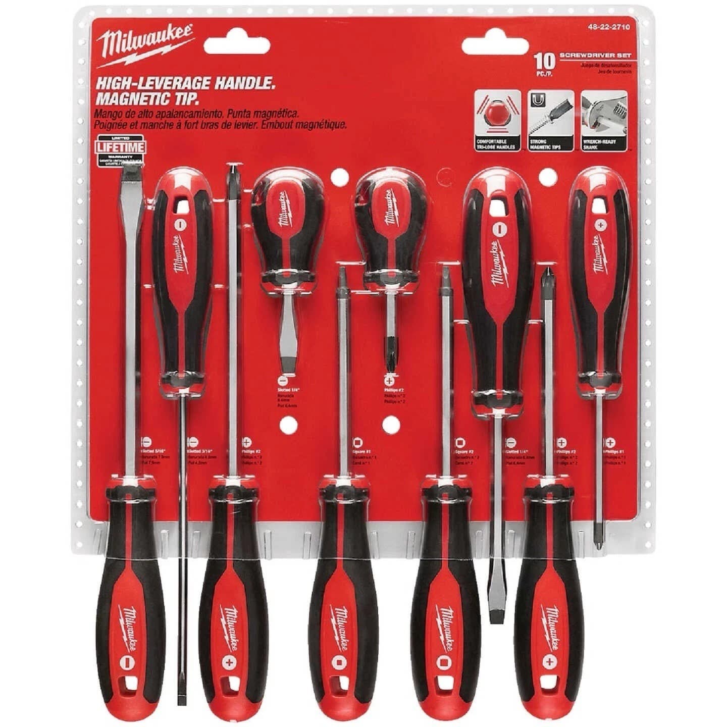 Milwaukee 48-22-2710 10-Piece Screwdriver Set