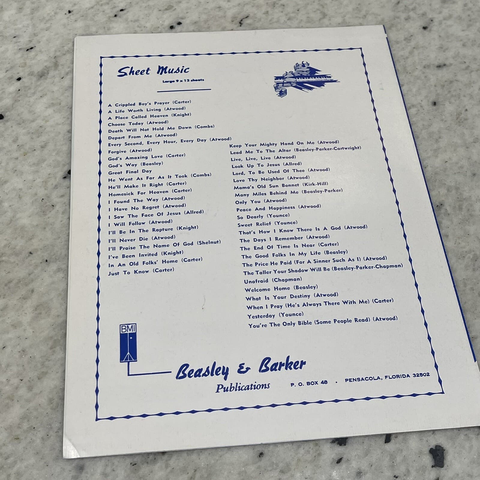 Just To Know Vintage Sheet Music William Carter 1968 Shaped Notes Beasley 1972 4