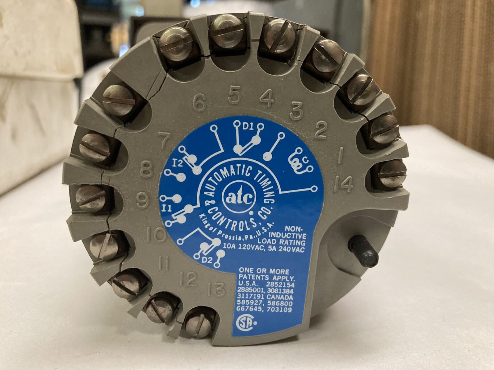 Marsh ATC,305E 016 A 10 PX,Electromechanical Timer 120V 60HZ 5