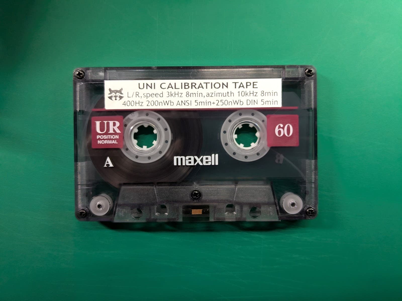 UNI 5in1 Test/Calibration tape, 2 level standards: ANSI+DIN REF, speed, azimuth 3