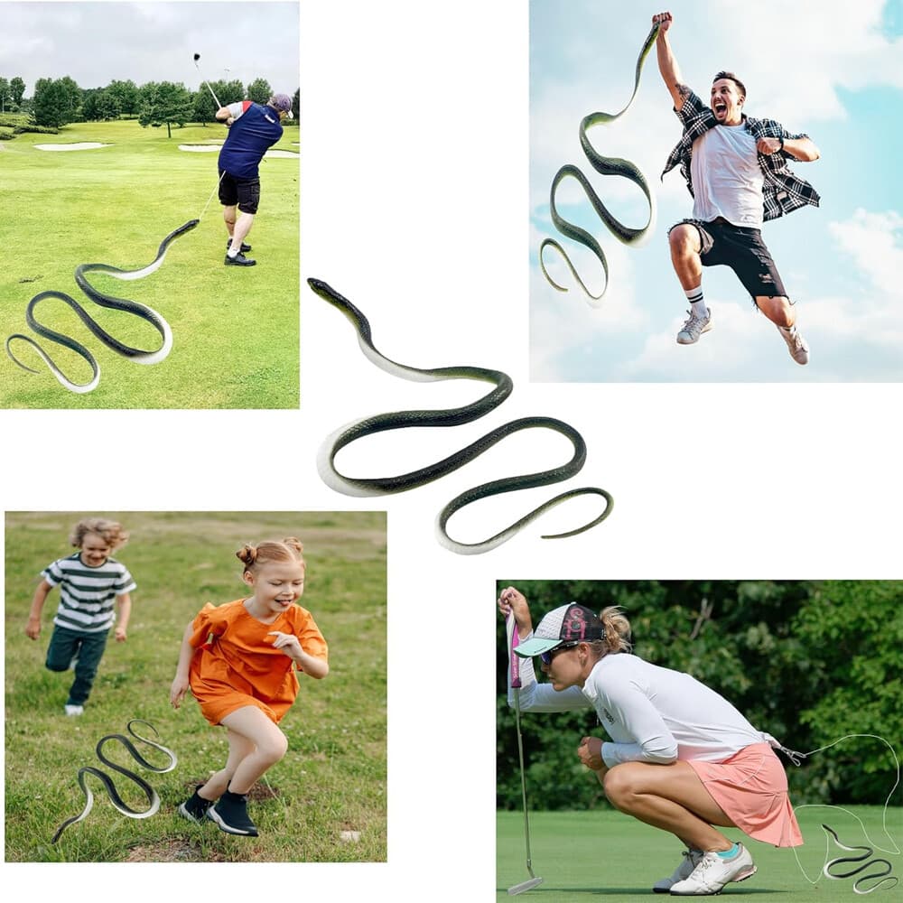 Snake Prank With String Clip,Snake On A String Prank That Catch People Prank Toy 3