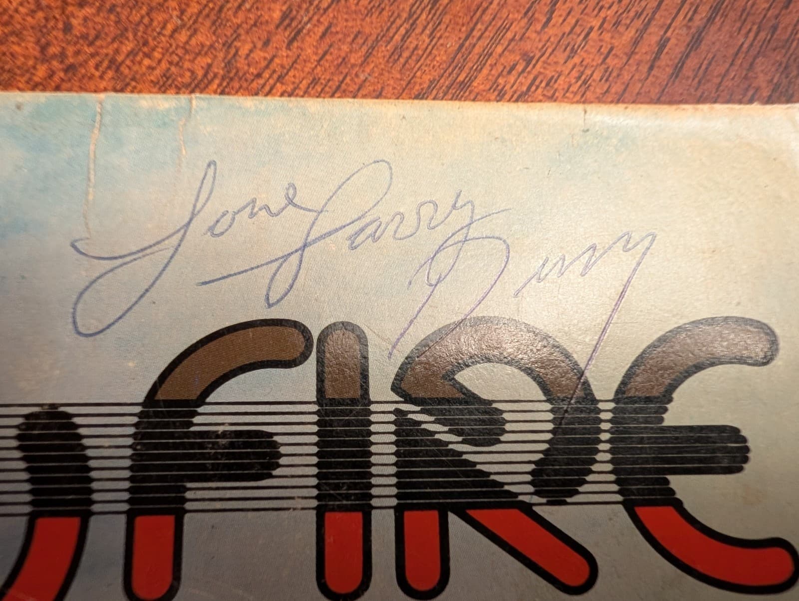 Signed Autograph Earth, Wind & Fire PROMO LP 4