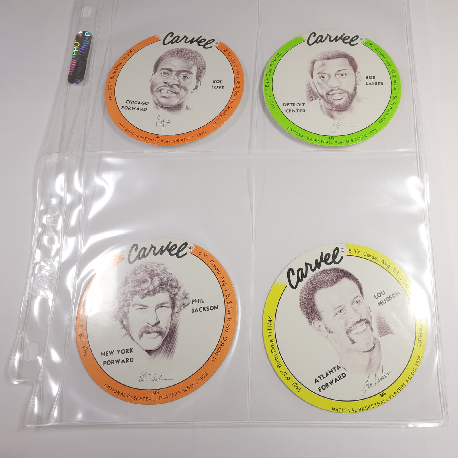 1975 Carvel Disc Basketball Complete Set of 36 #54564Q 4