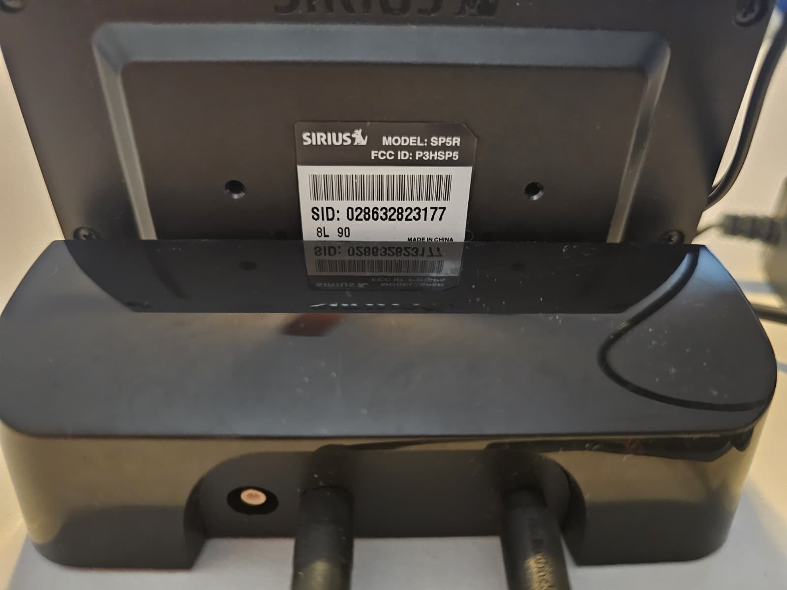 Sirius SP5 Sportster Radio +home Dock 3