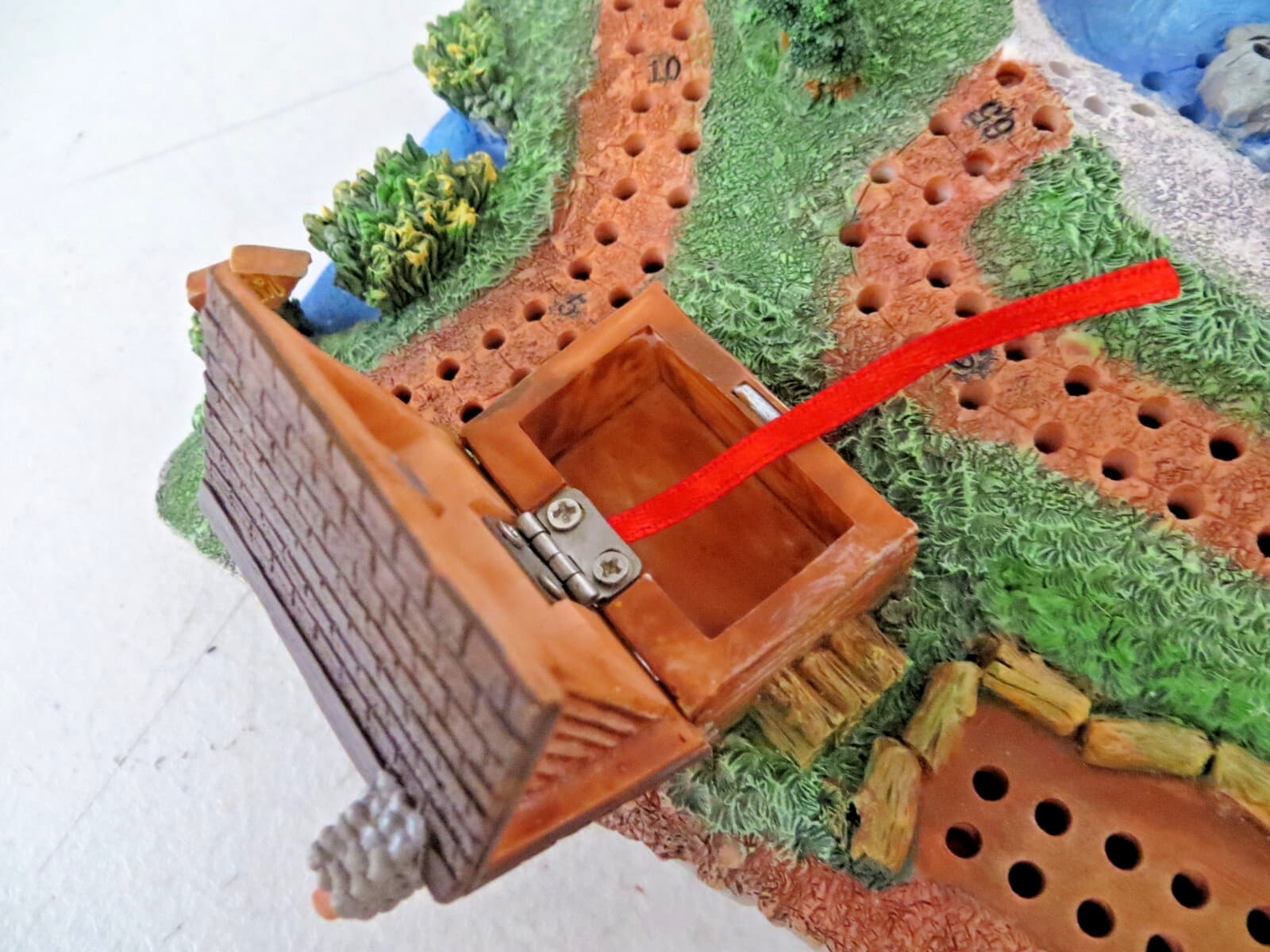 Rare Cribbage Board Summit Trail Two Track Outside Inside Unique Game 2