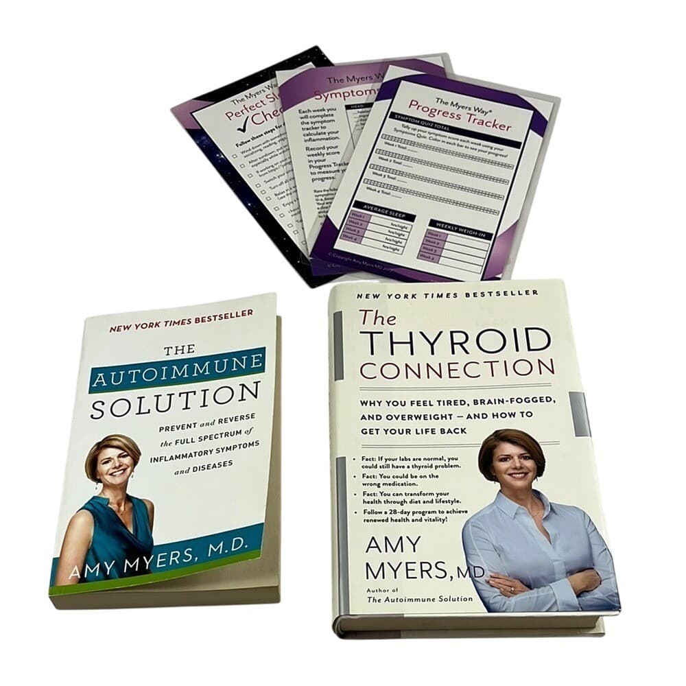 The Autoimmune Solution and The Thyroid Connection Books by Amy Myers M.D.