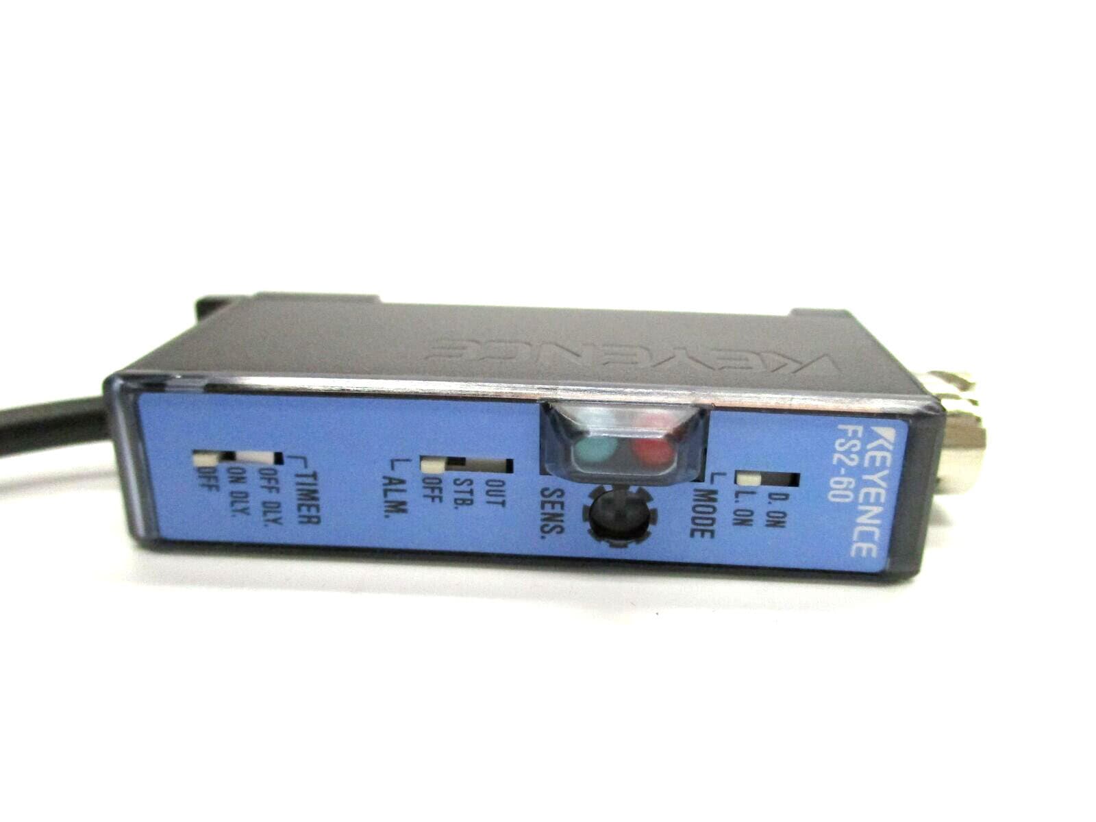 KEYENCE FS2-60 Fiber Optic Amplifier Sensor New✦KD 2