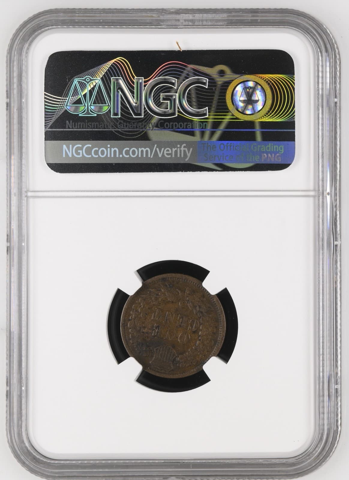 1864 L Bronze Indian Head Cent NGC VF Details 2