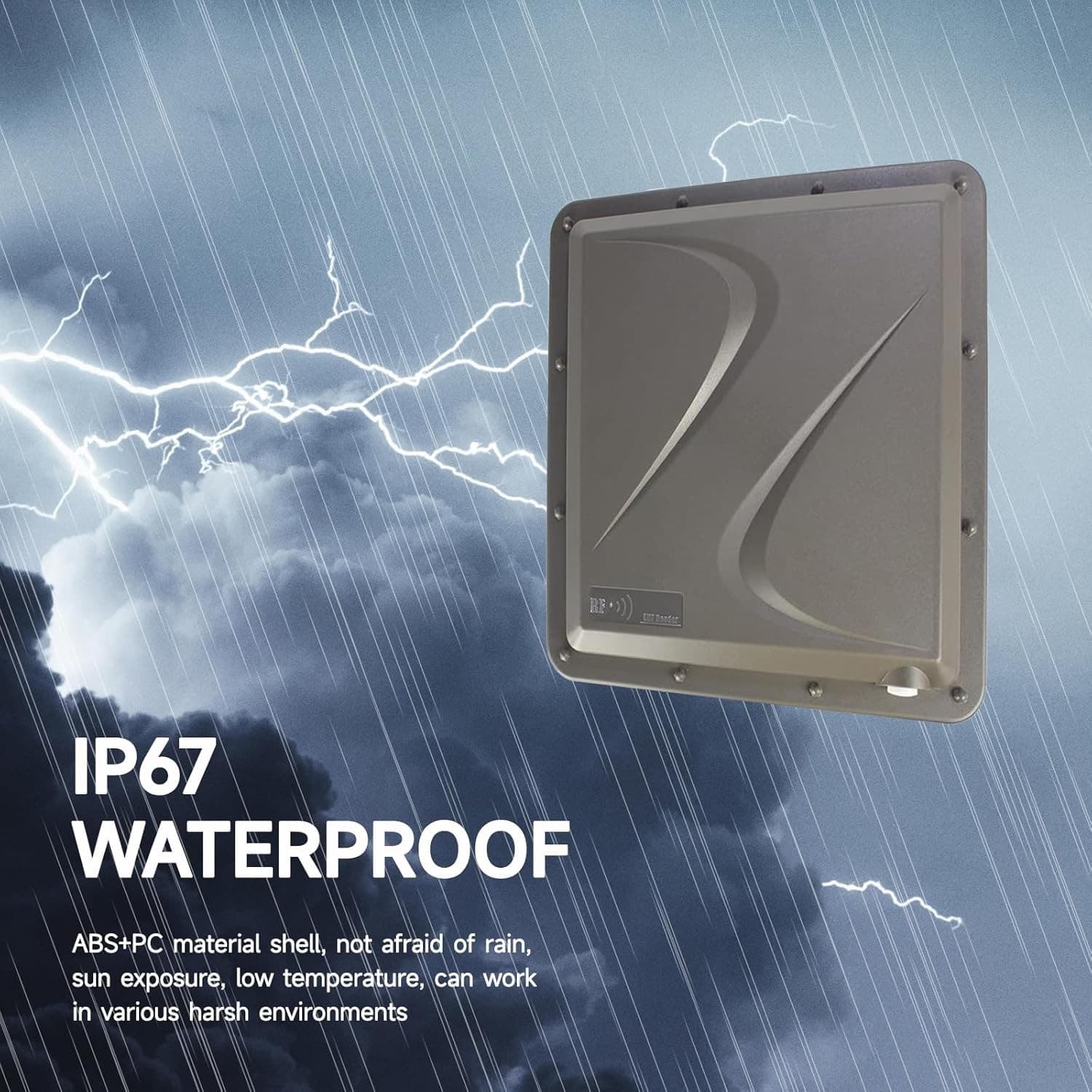 SR692 Long Range UHF RFID Reader 9dbi RJ45 Network Output UHF Integrated Reader 4