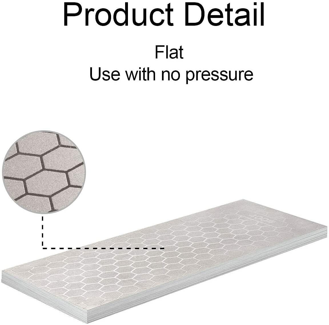 8 in Double Sided 400/1000 Grit Diamond Sharpening Bench Stone Knife Sharpener 5