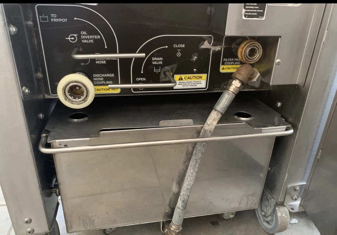 GILES Ventless Electric Fryer w/Auto Lift Model GEF-720-VH 208V 3PH GREAT SHAPE! 4