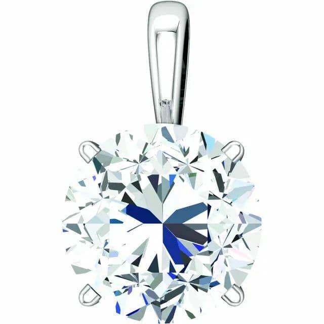 14K Gold Round Pre-Notched Pendant Basket Setting 3mm-10.5mm 4