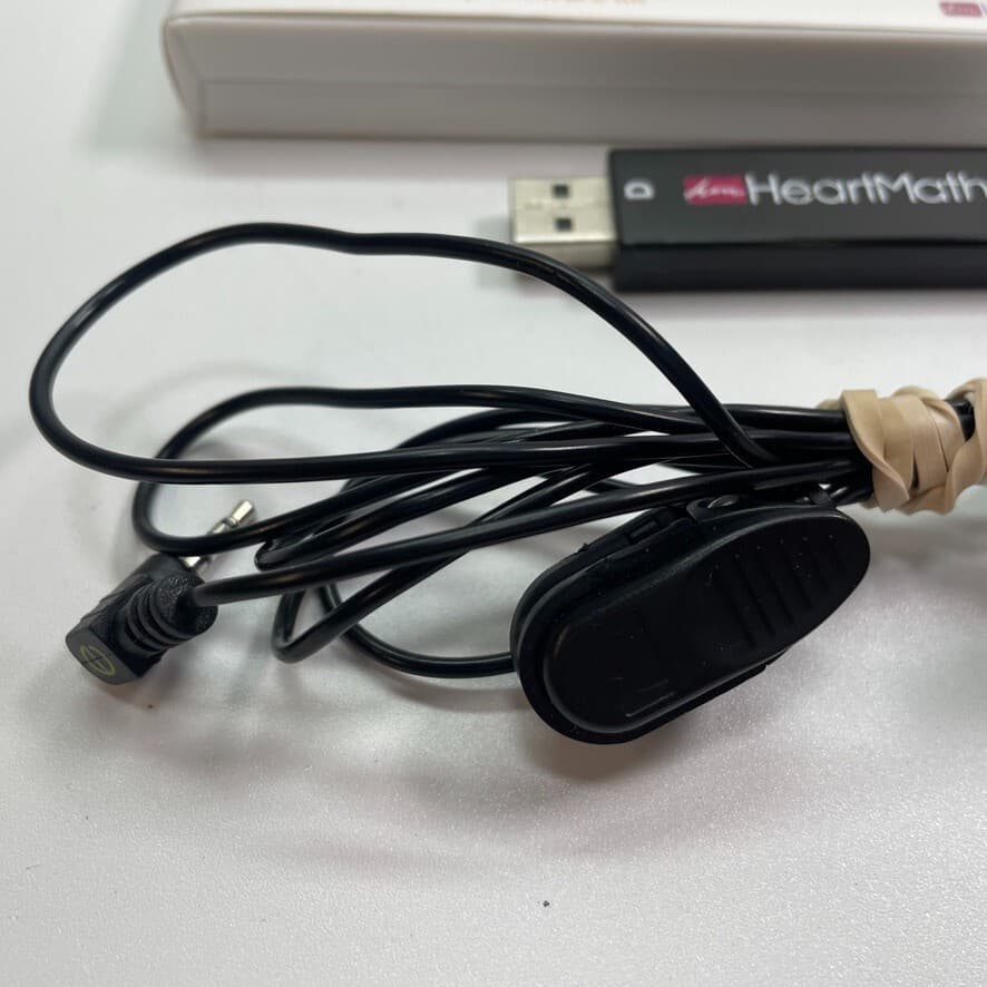 HeartMath emWave Desktop Hardware/Software (PC/Mac) System Pulse Sensor 3