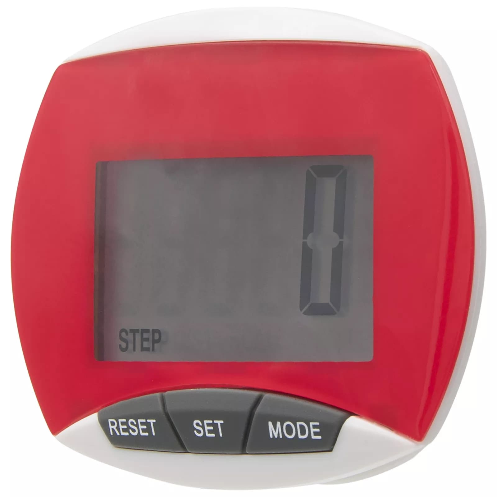 Simple Step Counter Walking Exercise Pedometer with Clip in Red 2