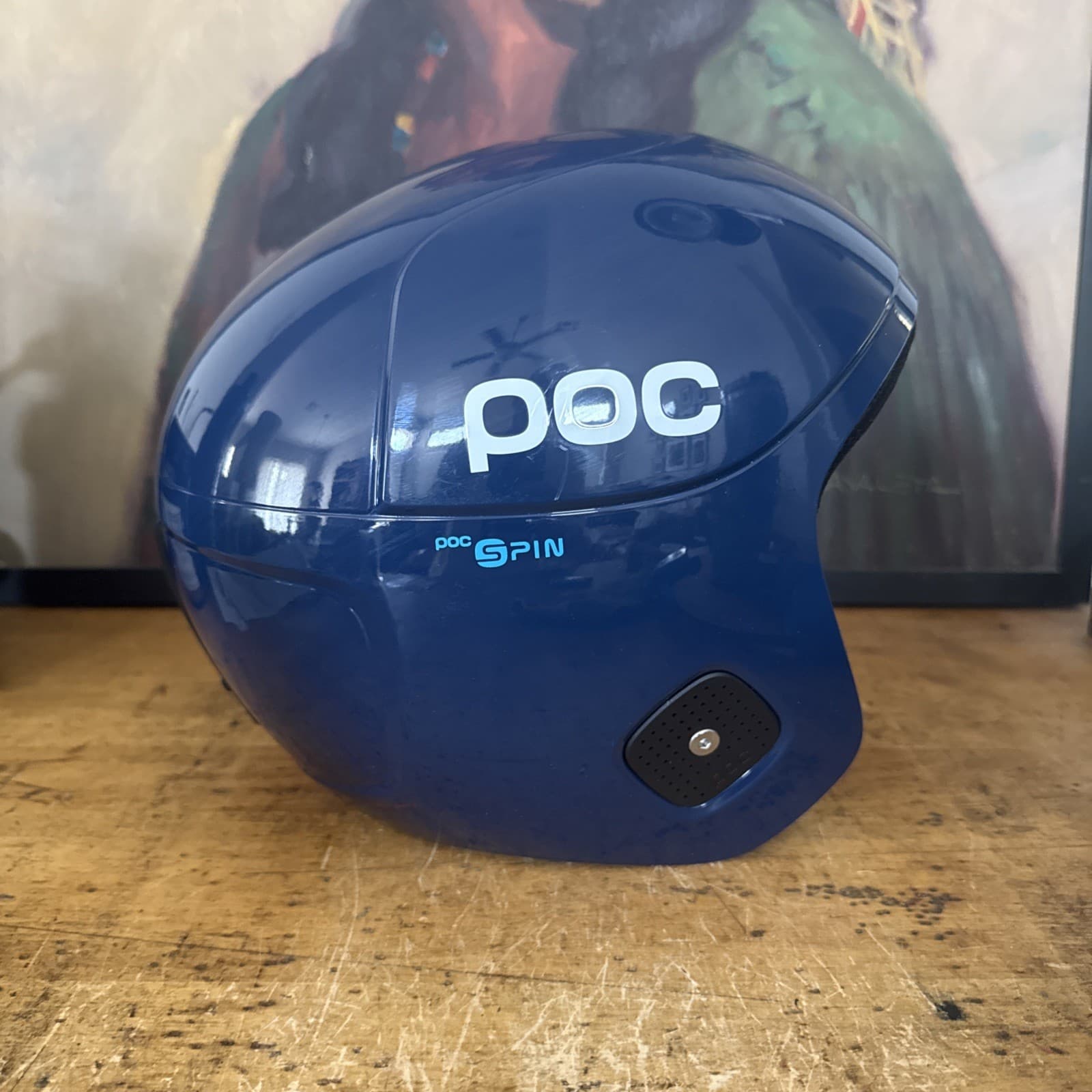 New POC Skull Orbic X Spin Helmet Blue Size M Medium Ski Snowboarding Ret $250 5