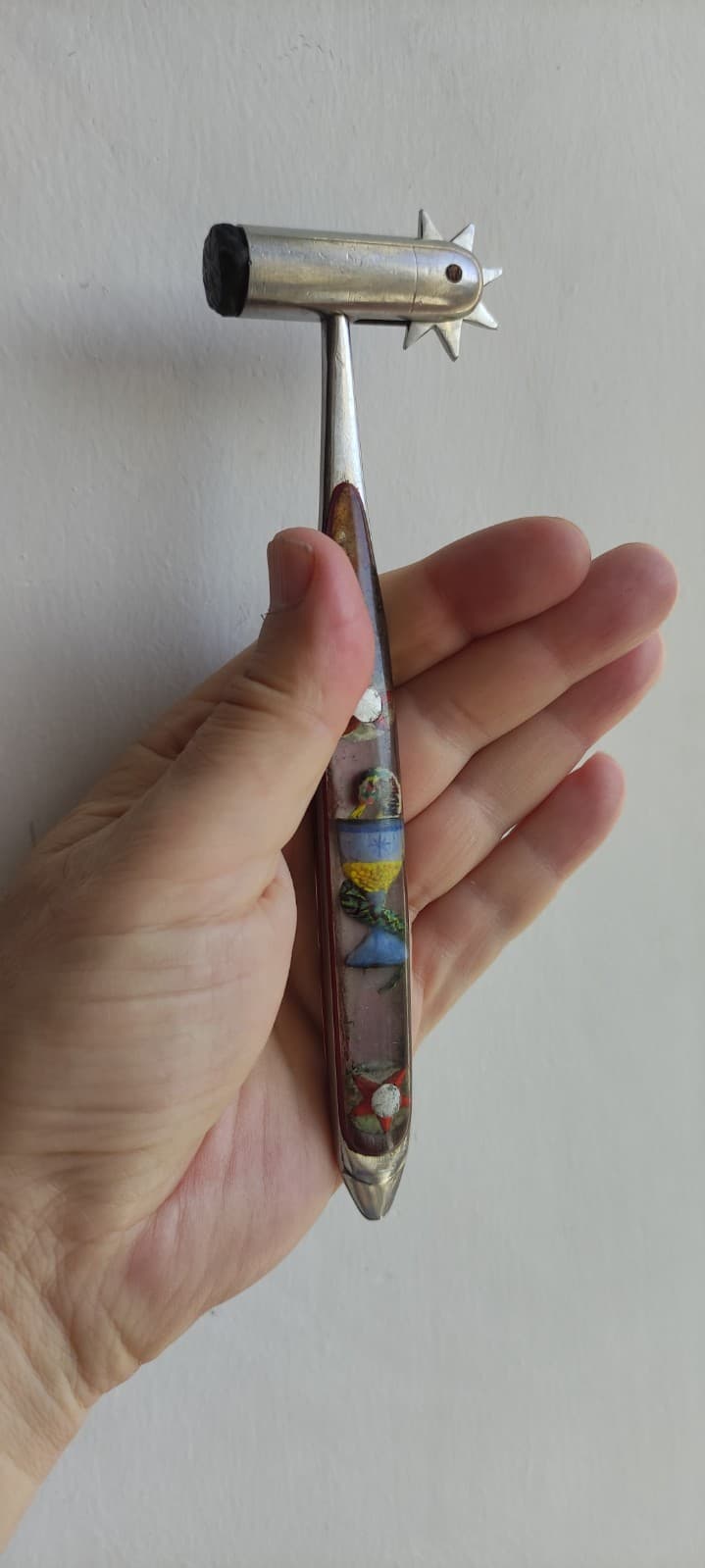 1970s Unique Vintage Medical Reflex Hammer Vintage Reflex Neurological Hammer 3