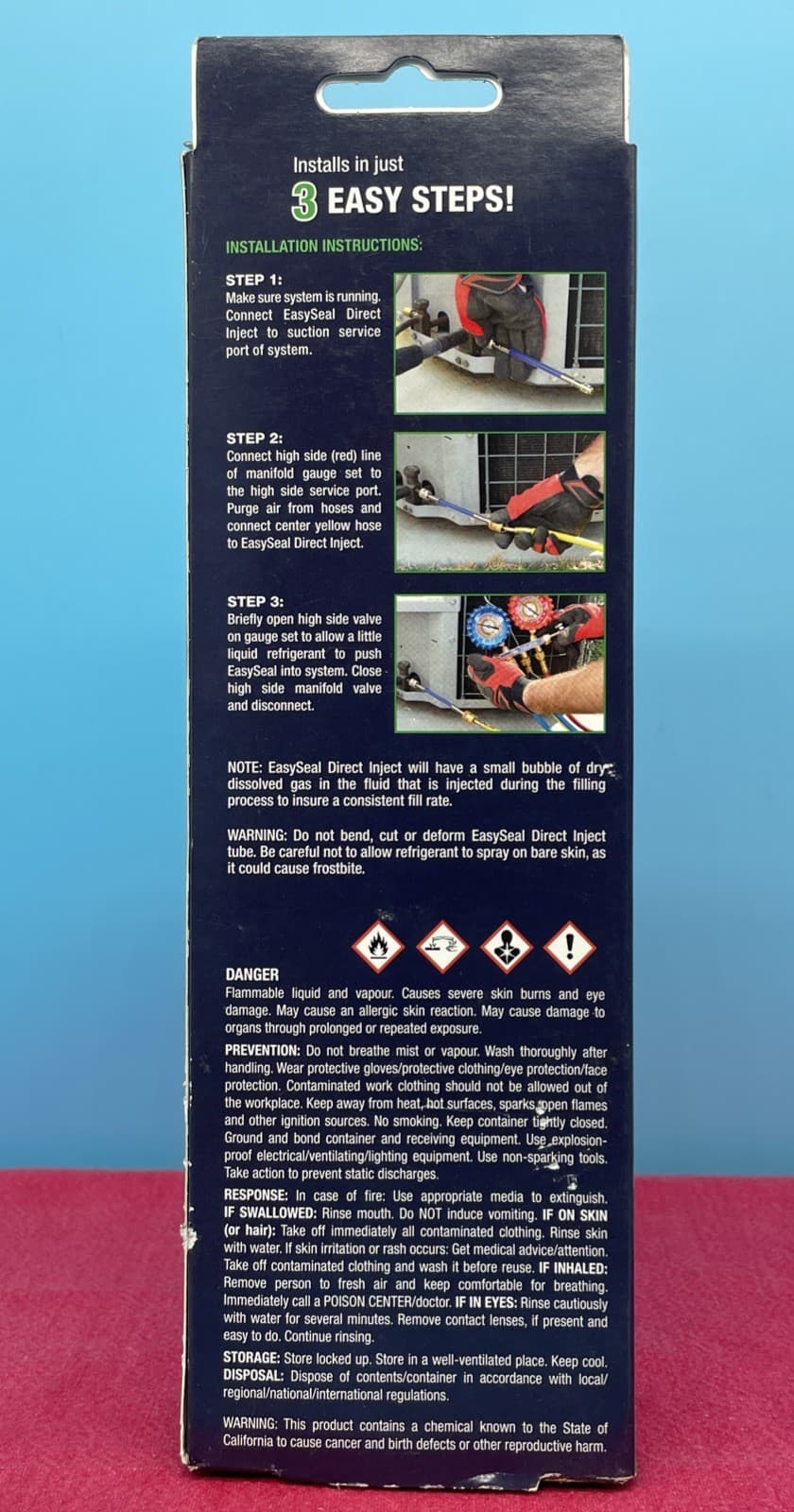 EASY SEAL Super Concentrate DIRECT INJECT Treats 1.5 to 5 Ton Leak Seal 4050-08 2