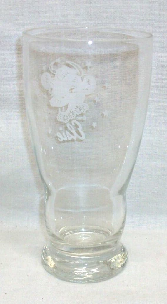 Original Vintage "Elsie" The Cow (Borden Dairy Co) Milkshake Glass 6-1/4" Tall 4